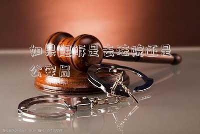如果起訴是去法院還是公安局