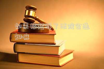 被起訴時法院會通知你嗎(如果自己被起訴，一般會怎么通知你被起訴了？會有短信通知嗎？還是電話通知？求解)