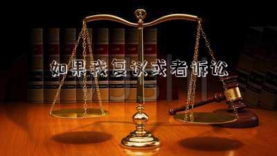 如果我復(fù)議或者訴訟