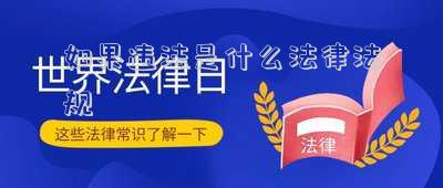 如果違法是什么法律法規(guī)