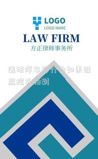 違法停車等行為如果被監(jiān)控頭拍到