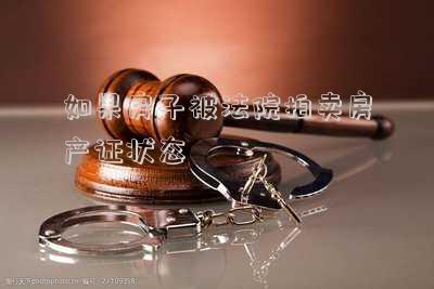 如果房子被法院拍賣房產(chǎn)證狀態(tài)