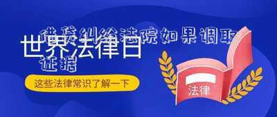 借貸糾紛法院如果調(diào)取證據(jù)